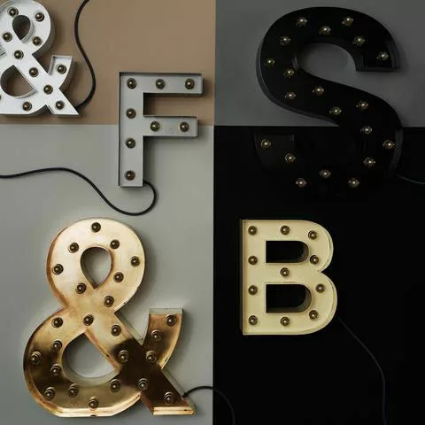 Cirkuslampan Bokstavslampa