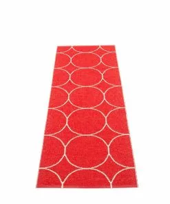 Pappelina Boo Plastmatta Red-vanilla