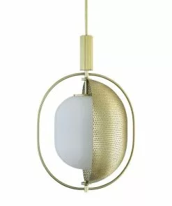 101 COPENHAGEN Pearl Pendant, Mässing