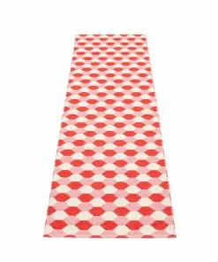 Pappelina Dana Plastmatta Coral Red/Piglet/Vanilla