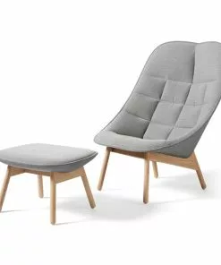 Hay Uchiwa Lounge Chair Och Fotpall, Steelcut Trio Och Remix