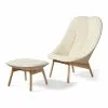 Hay Uchiwa Lounge Chair Och Fotpall. Flamiber Och Canvas