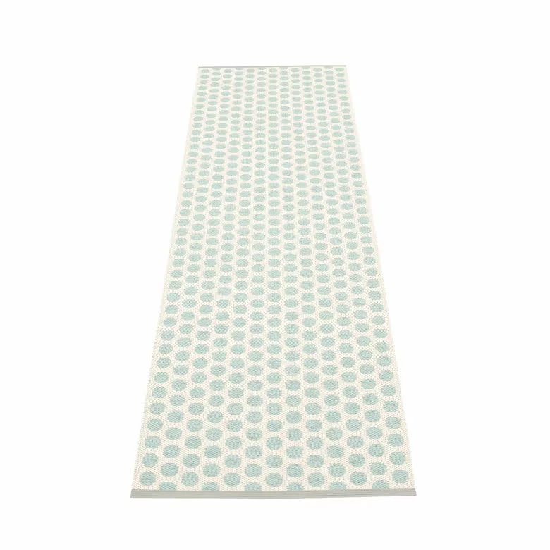 Pappelina Noa Plastmatta Pale Turquoise/Vanilla/Warm Grey Edge