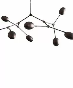 101 COPENHAGEN Drop Chandelier, Burned Black