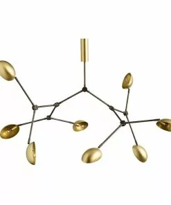 101 COPENHAGEN Drop Chandelier, Mässing