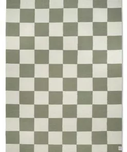 Classic Collection Squares Vit/Grön