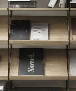 String Tidskriftshylla, Trä