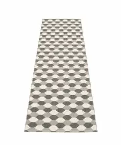 Pappelina Dana Plastmatta Warm Grey/Charcoal/Vanilla