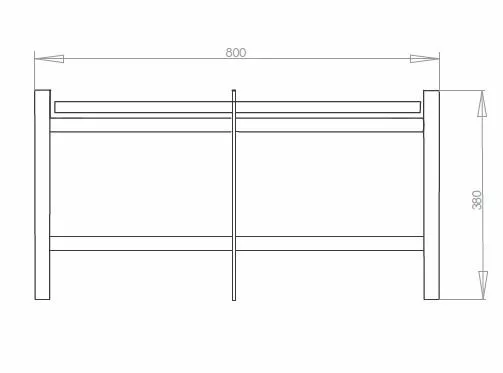 OX Denmarq Deck Table Large, Skiffer - Bild 2