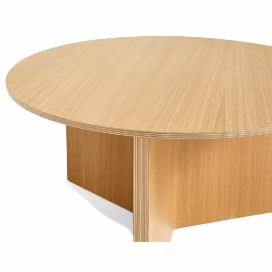 Hay Slit Table Round XL, Trä