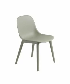 Muuto Fiber Stol, Med Träben