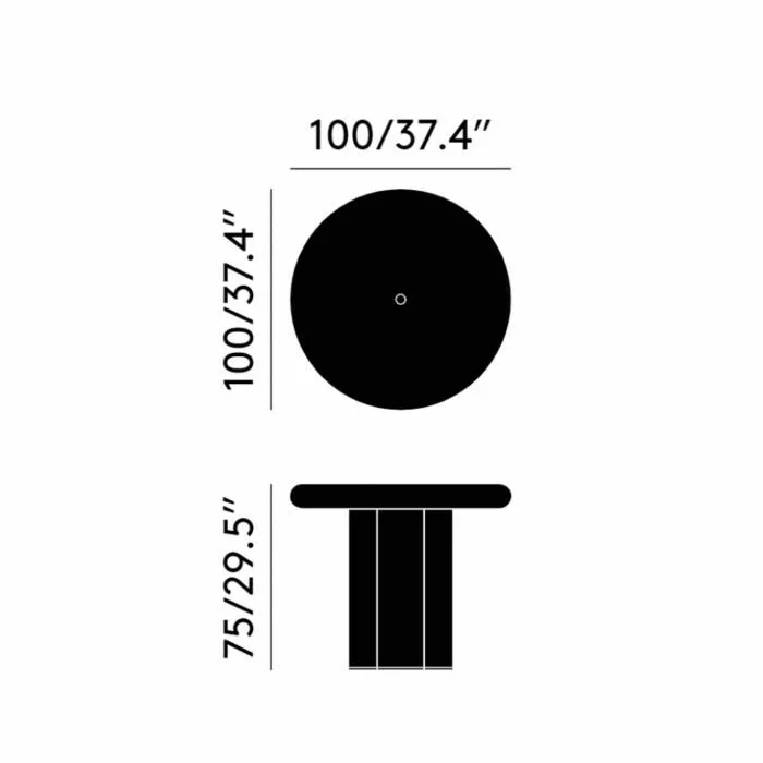 Tom Dixon Cork Table, Runt - Bild 7