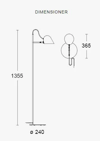 Örsjö Streck Golvlampa - Bild 2